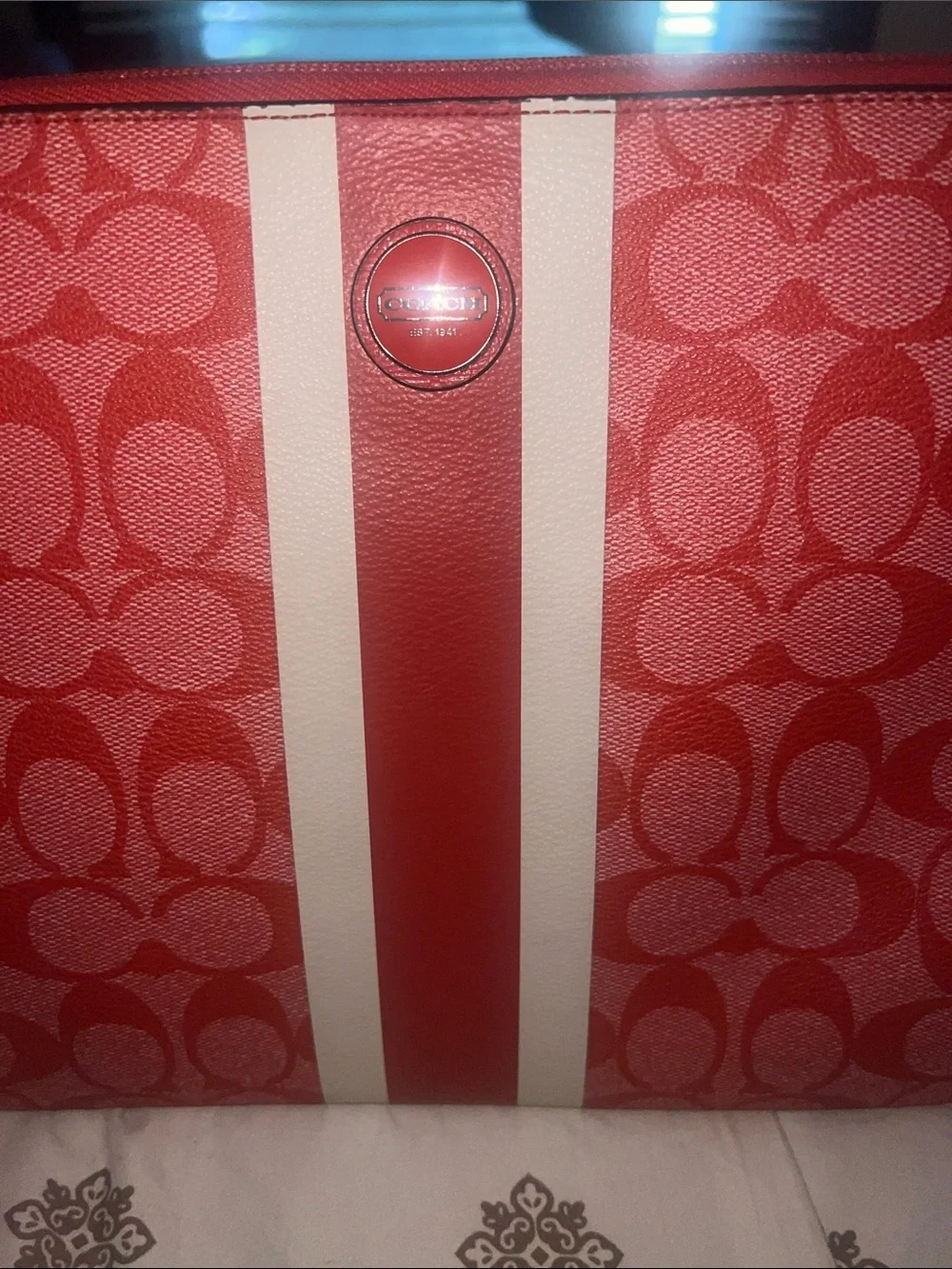 Coach crossbody red